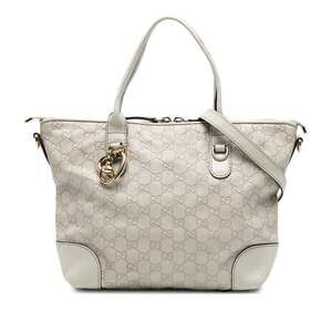 Heart Bit Zip Tote Guccissima Leather #221428G68B